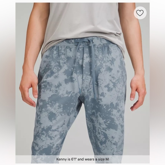 Lululemon City Sweat Jogger 29" *French Terry Spectral Chambray River Blue - Picture 3 of 9